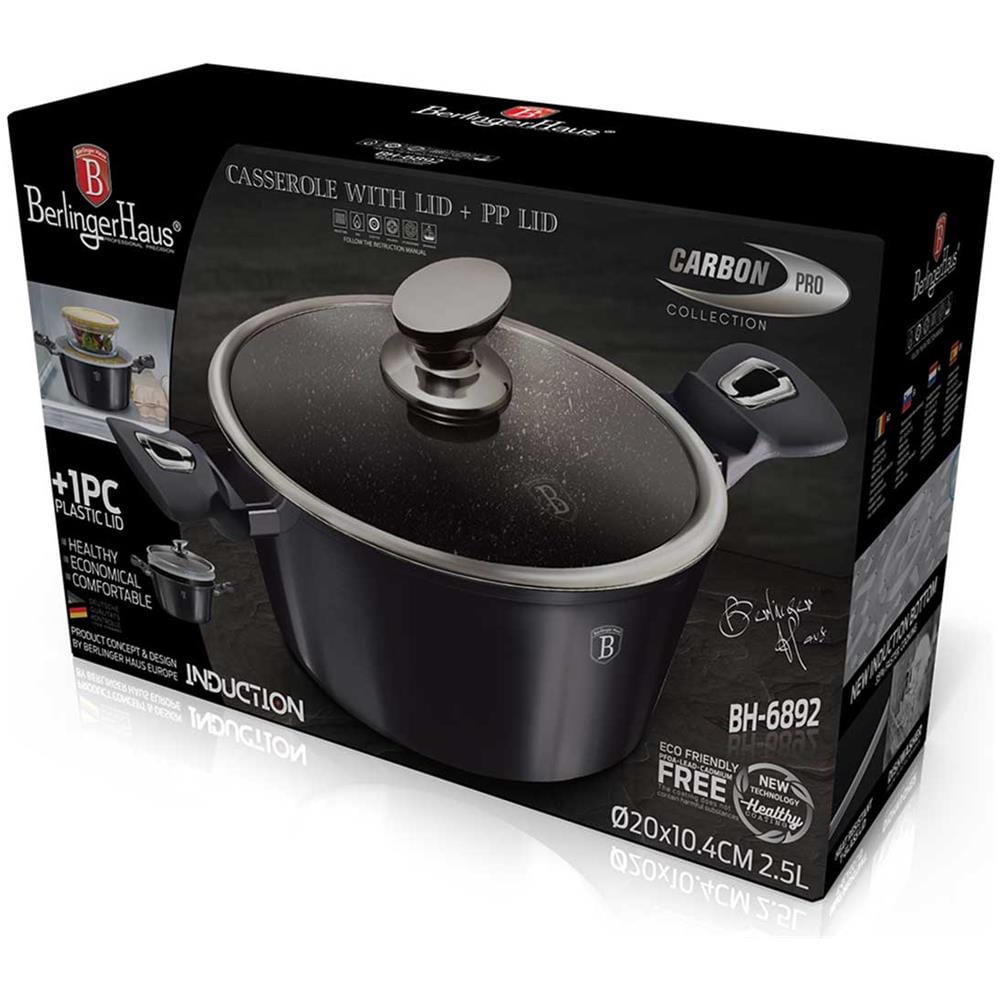 Vaso Granito 20cm Berlingerhaus Bh-6892 Carbon Pro - Foto 2