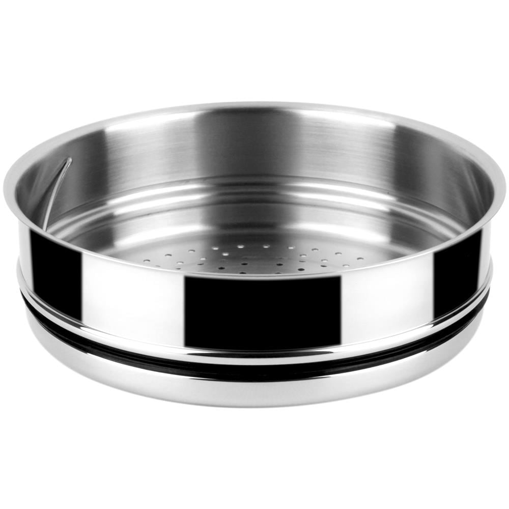 Maxima Pentola A Vapore Induzione 20 Cm, Alluminio Forgiato, Vaporiera In Acciaio Inox, Rosso - Foto 6
