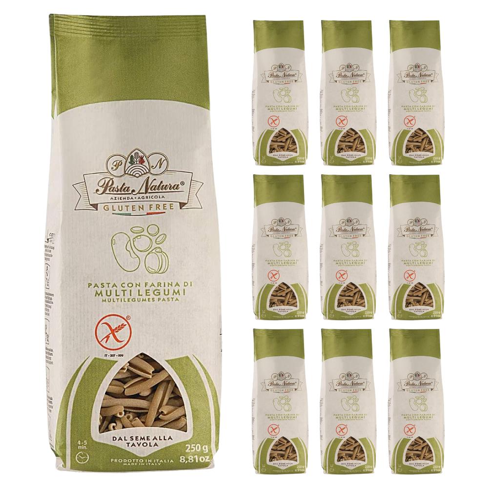 Caserecce Con Farina Di Multi Legumi 10 Confezioni Da 250 Grammi - Foto 1