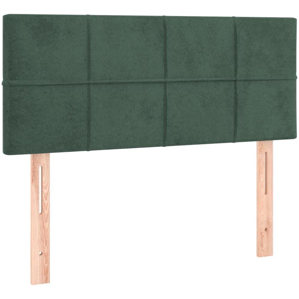 Testiera Verde Scuro 100x5x78/88 Cm In Velluto - Foto 2