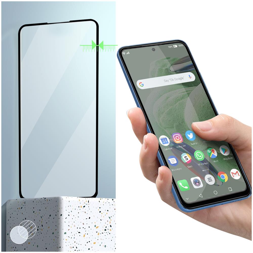 Vetro Temperato 9h Per Xiami Redmi Note 12 5g / 4g Anti-macchie Bordo Nero - Foto 5