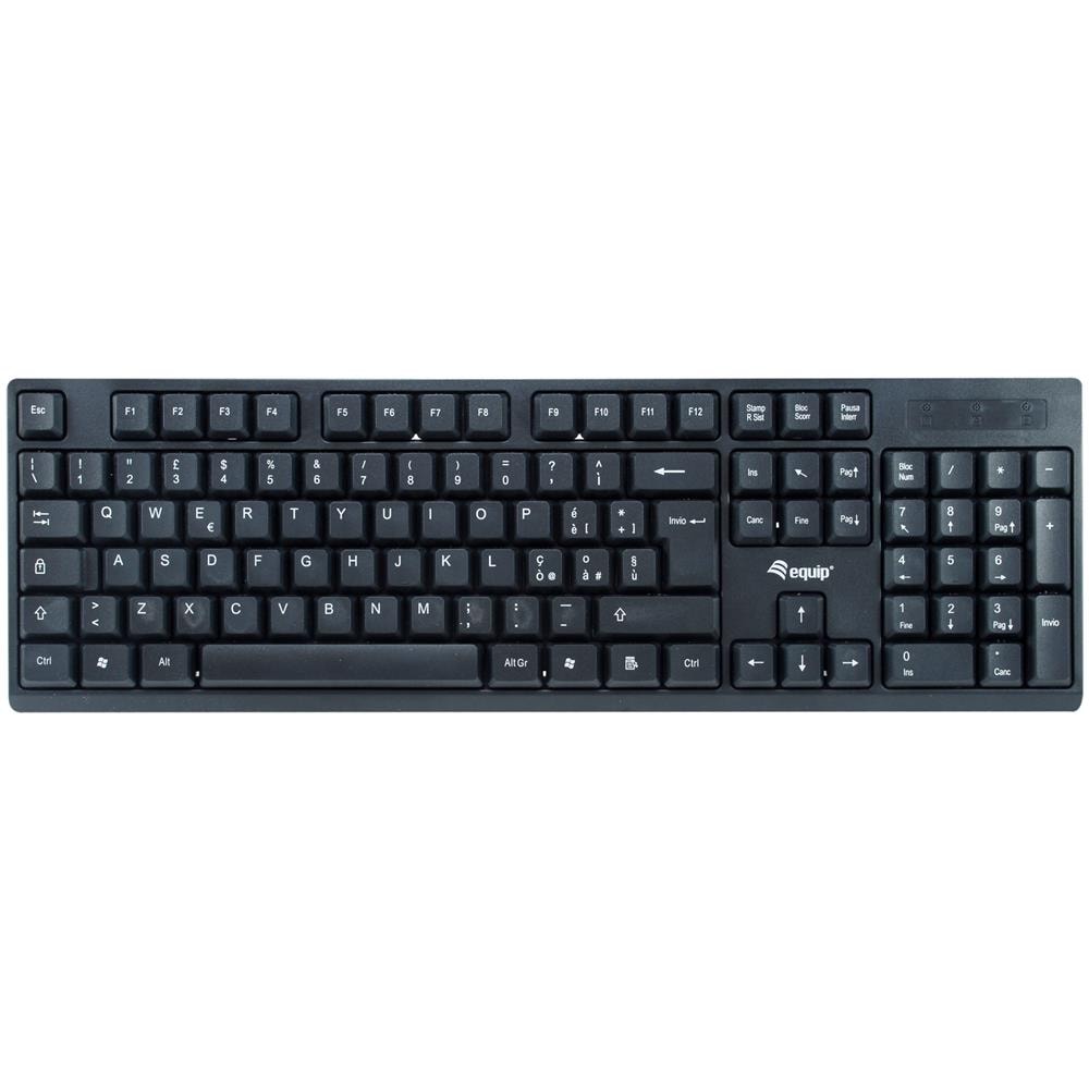 Tastiera e Mouse Con Cavo 245223  per PC/server (Layout Italiano) Colore Nero - Foto 2