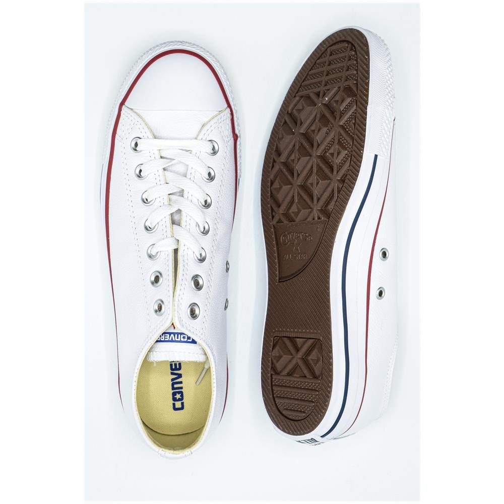 Chuck Taylor Ox Leather 132173c, Unisex, Bianca, 35 - Foto 6