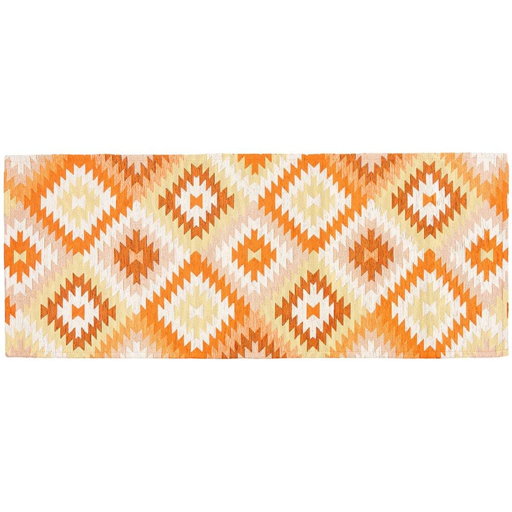 Tappeto Arredo Antiscivolo Camera Salotto Disegno Astratto Geometrico Avana By Suardi 85x150 Arancio - Foto 1