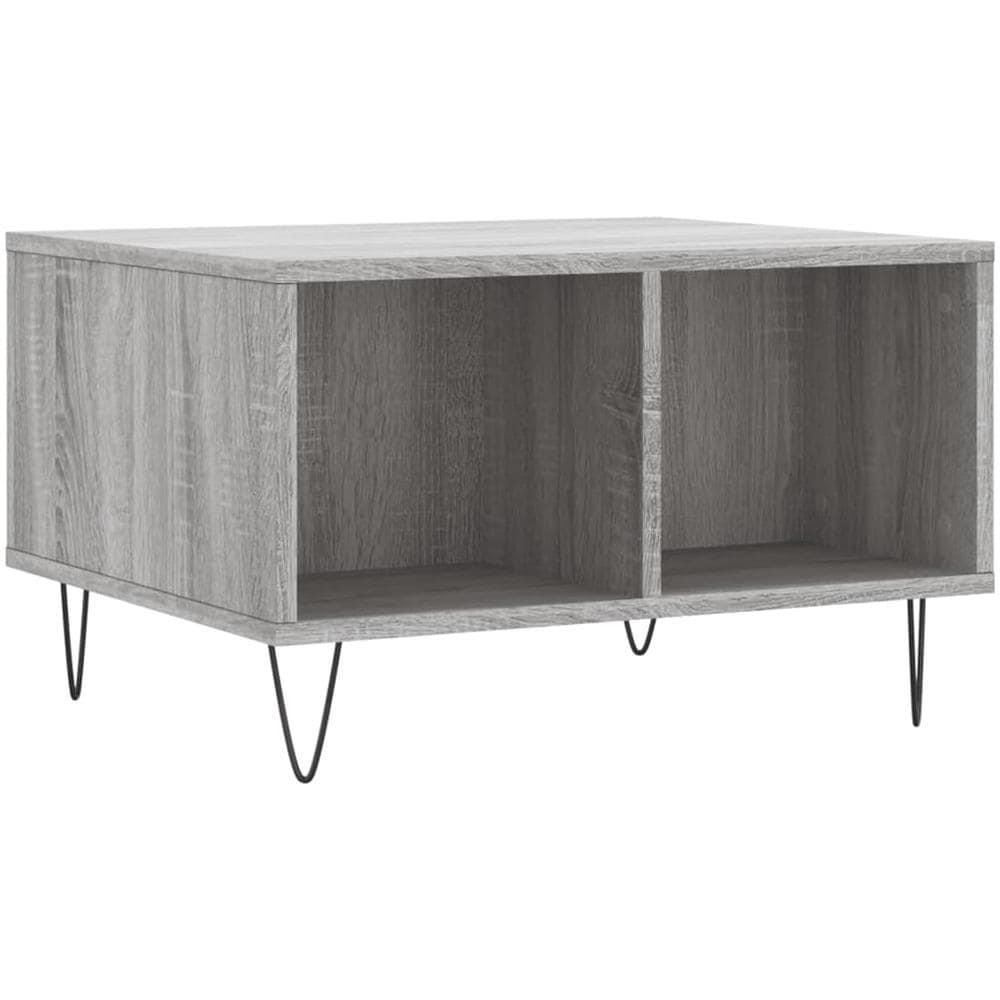 Tavolino Da Salotto Grigio Sonoma 60x50x36,5 Cm In Multistrato - Foto 2