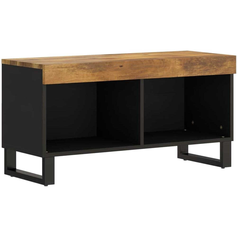 Mobile Porta Tv 85x33x43,5 Cm In Legno Massello Di Mango - Foto 2