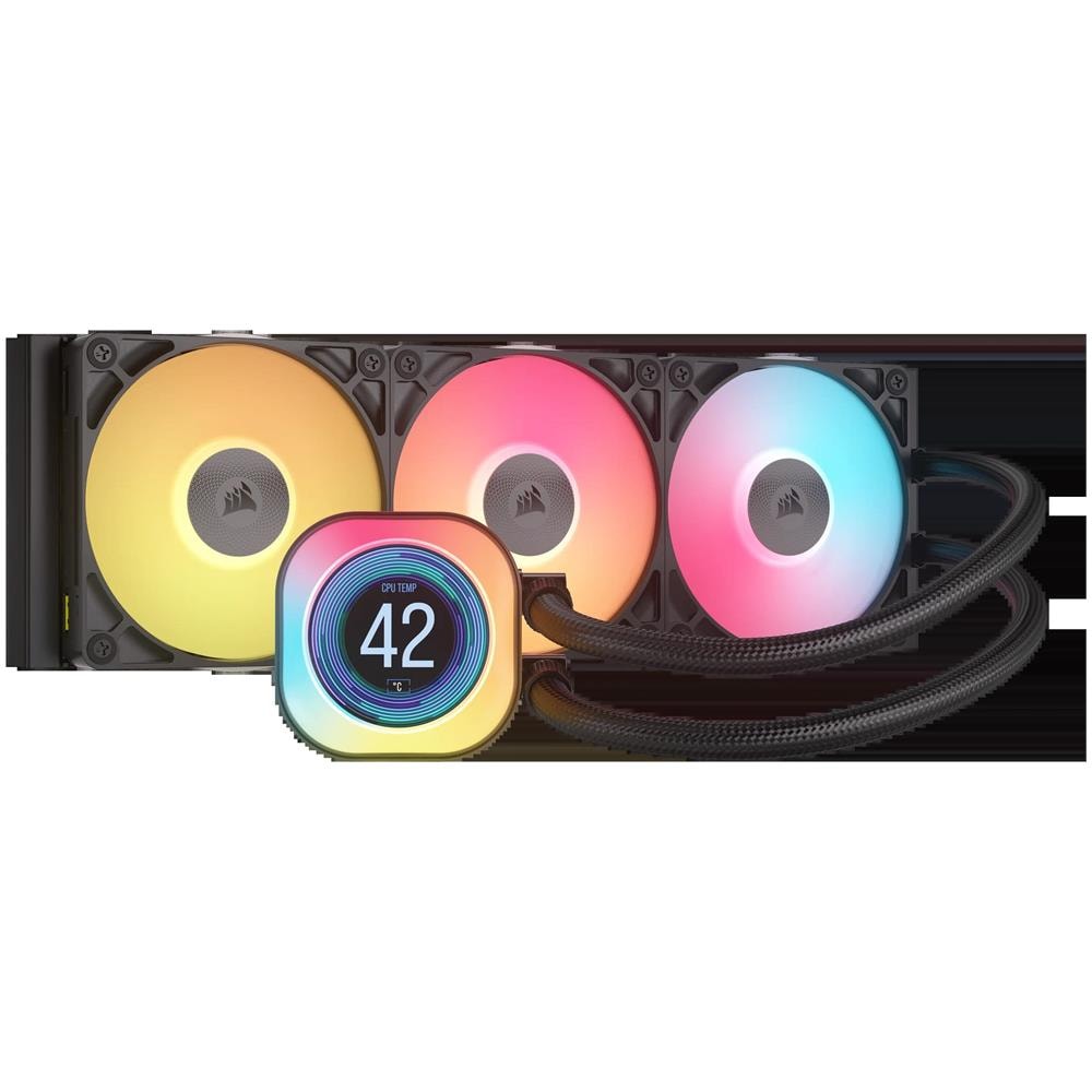 iCUE Link Titan 360 RX RGB LCD CPU Liquid Cooler Intel 1851/1700 AMD AM5/AM4 - Foto 1