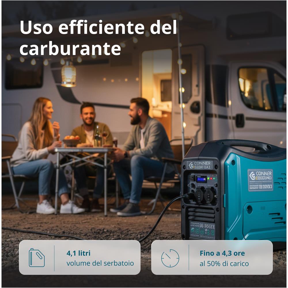 Generatore inverter KS 3000i S Tensione, V 230 Potenza massima, kW 3.3 - Foto 4