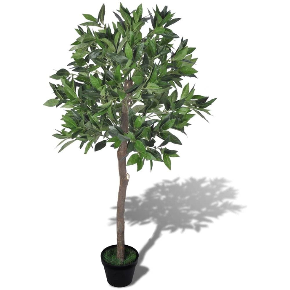 vidaXL Albero di Ficus Artificiale 480 Foglie 130 cm Verde