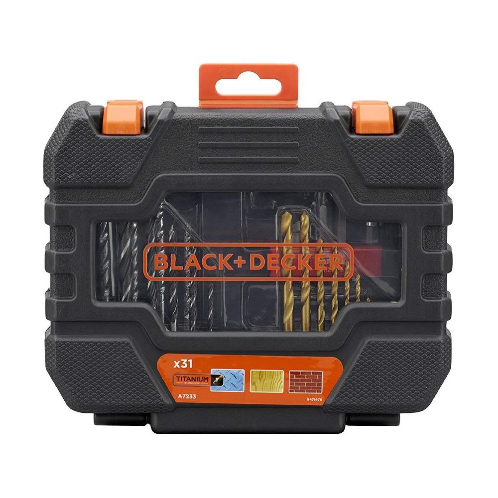 A7233-xj 31 Pezzo Trapano, Colore: Nero - Foto 1