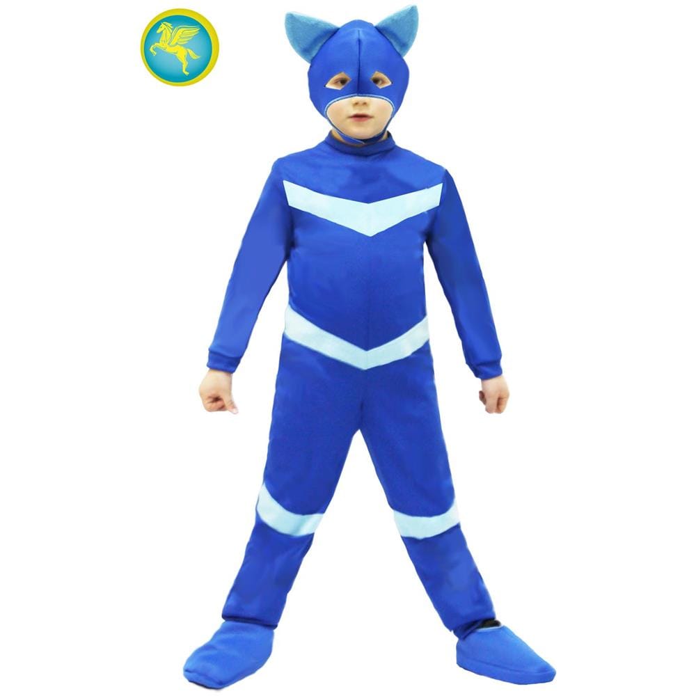Costume Power Gattino Di Pegasus Vestito Carnevale Bambini 3/4 Anni - Foto 1