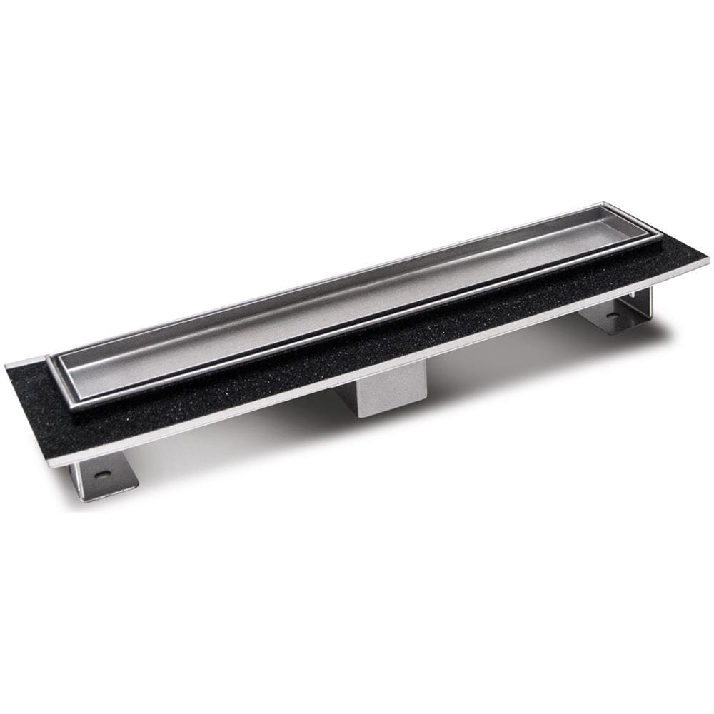 Canale Canaletta Pavimento Lineare Scarico Doccia Full Inox Mattonella Canalina *** Misure : L485xh63>115 Mm - Foto 1