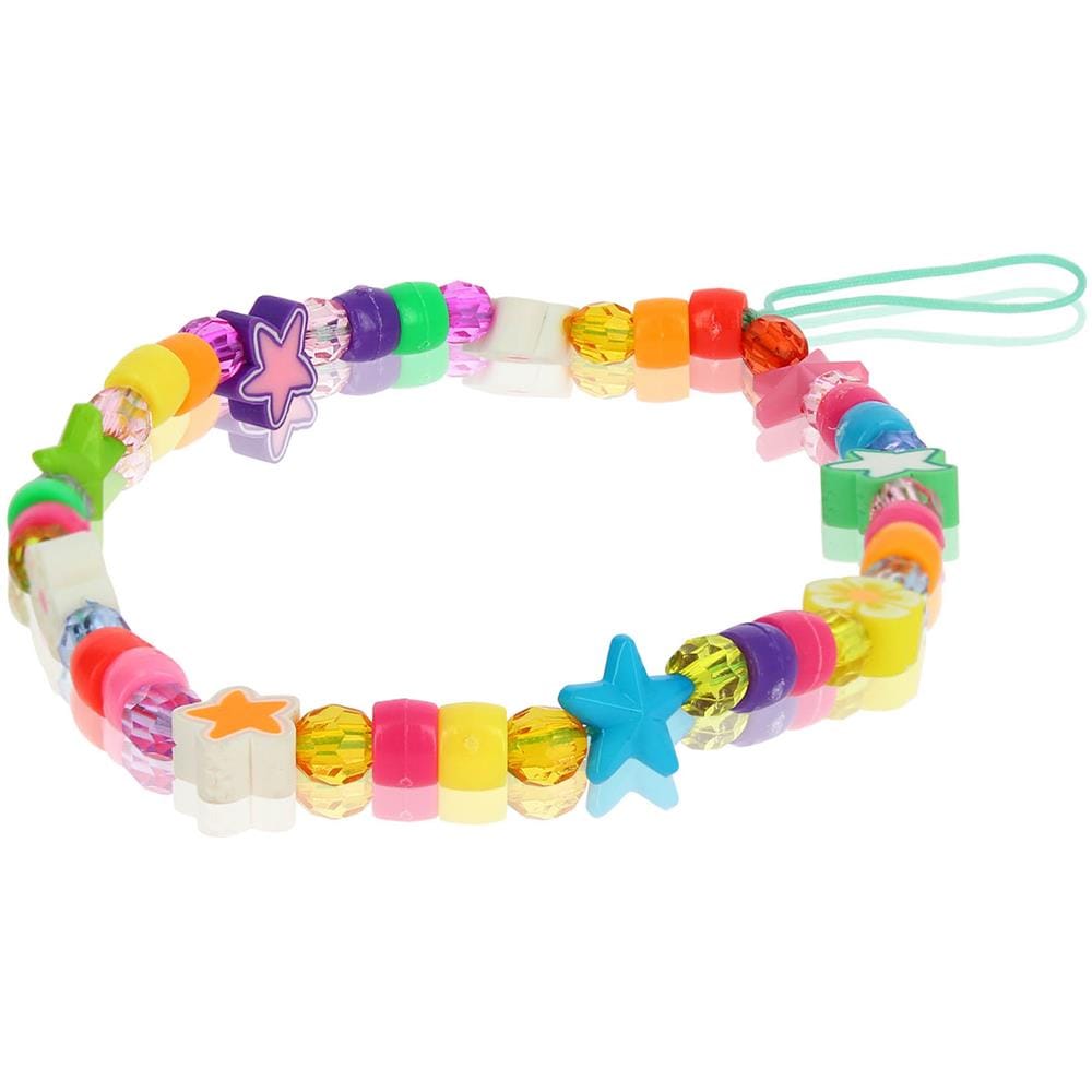 Bracciale Da Telefono Con Perle, Fiori E Stelle Multicolor Collezione Summer - Foto 2