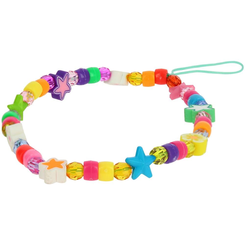 Bracciale Da Telefono Con Perle, Fiori E Stelle Multicolor Collezione Summer - Foto 1