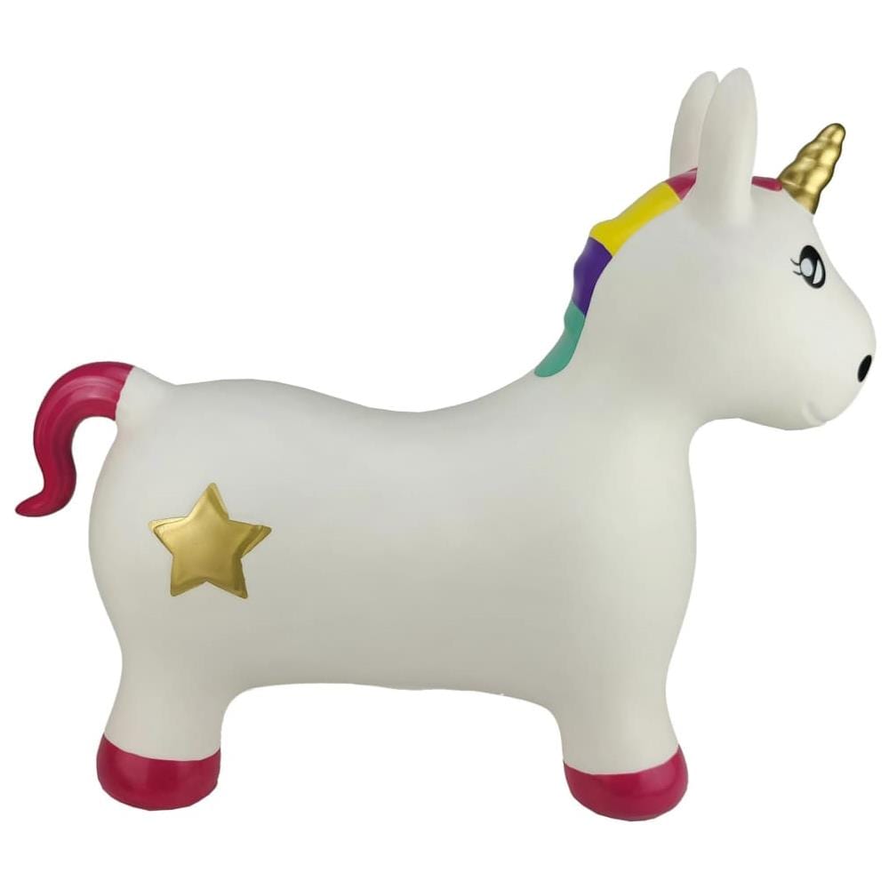 Giocattolo Cavalcabile Animale Unicorn Bianco - Foto 2