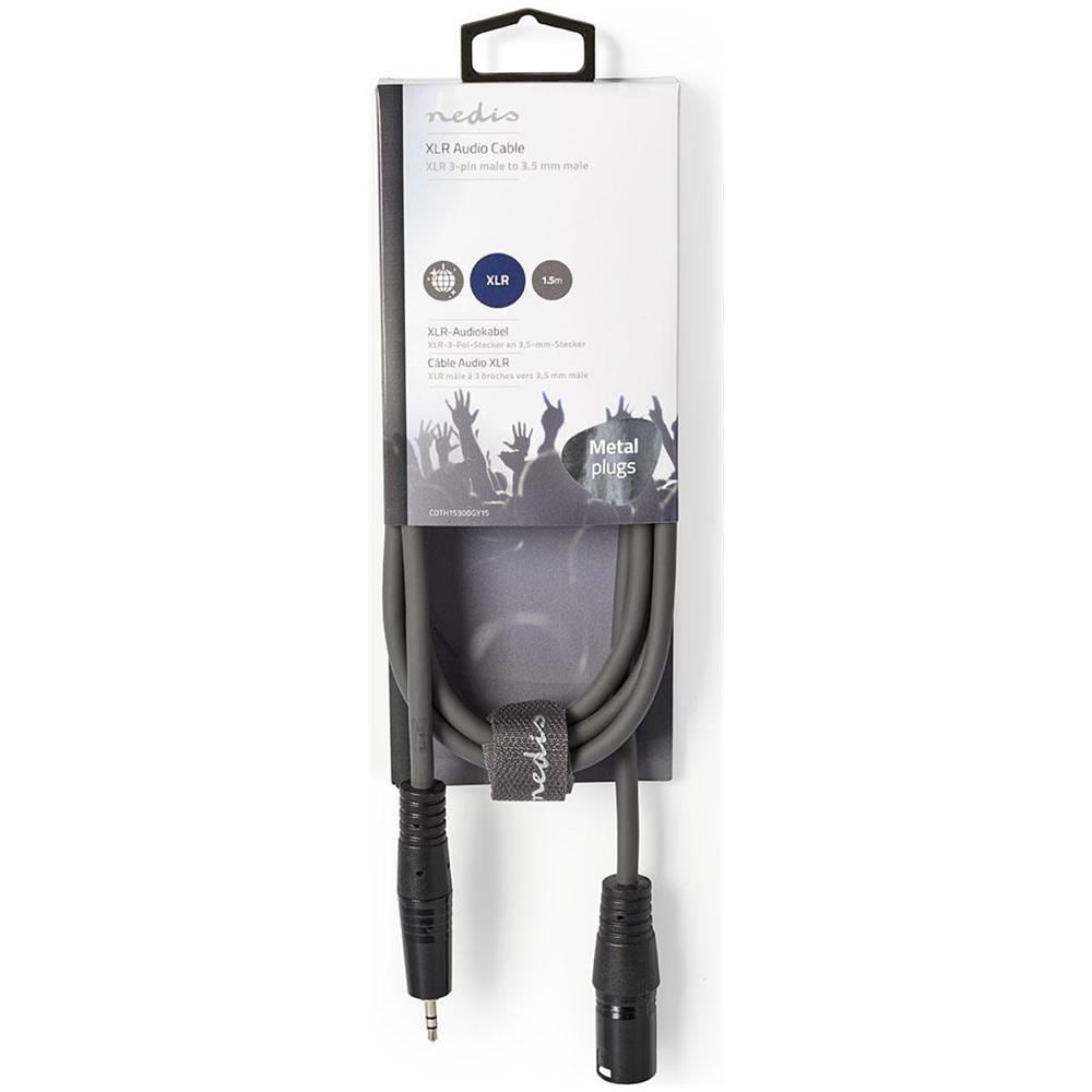COTH15300GY15 cavo audio 1,5 m XLR (3-pin) Grigio - Foto 3