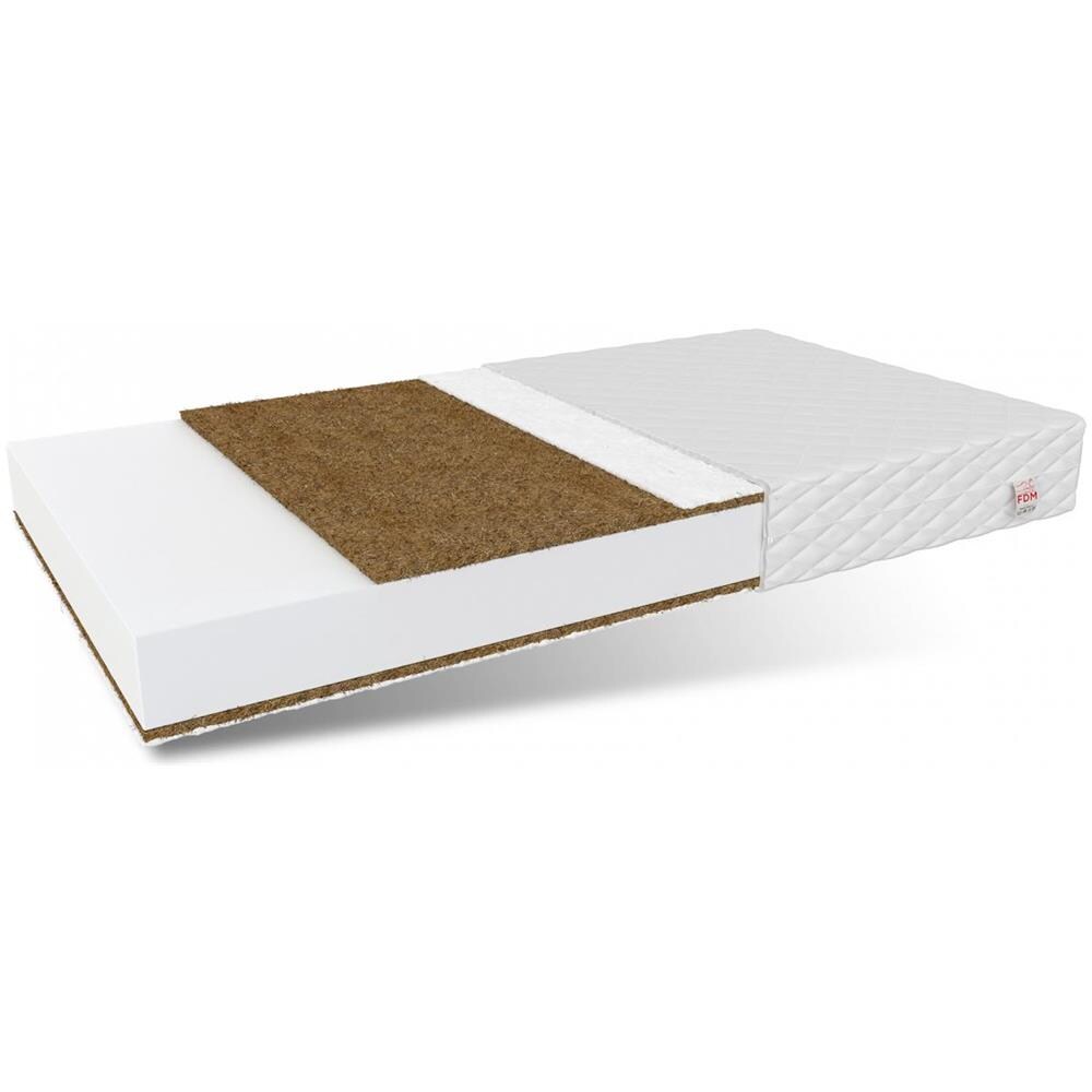 Materasso In Schiuma Baby Cocco 2 70 X 140 - H3 Medio Rigido - Fibra Di Cocco - Foto 1