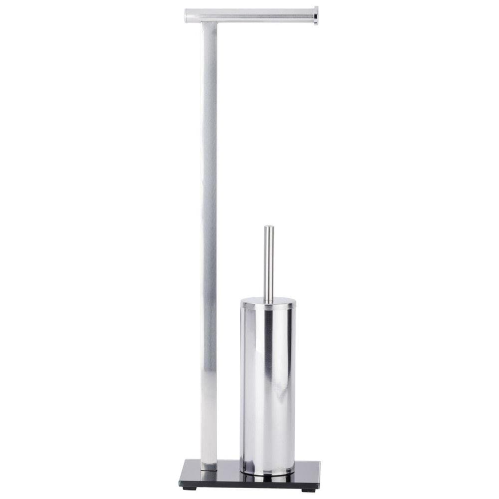 Porta Carta Igienica E Spazzola Per Wc, 2 In 1 - Foto 2