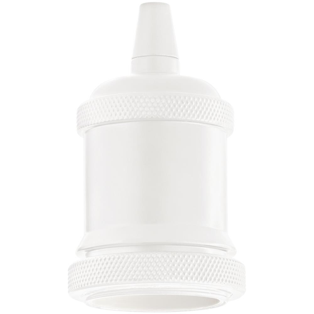 Portalampada E27 Ghiera Bianco Lampada - 249186 - Foto 1