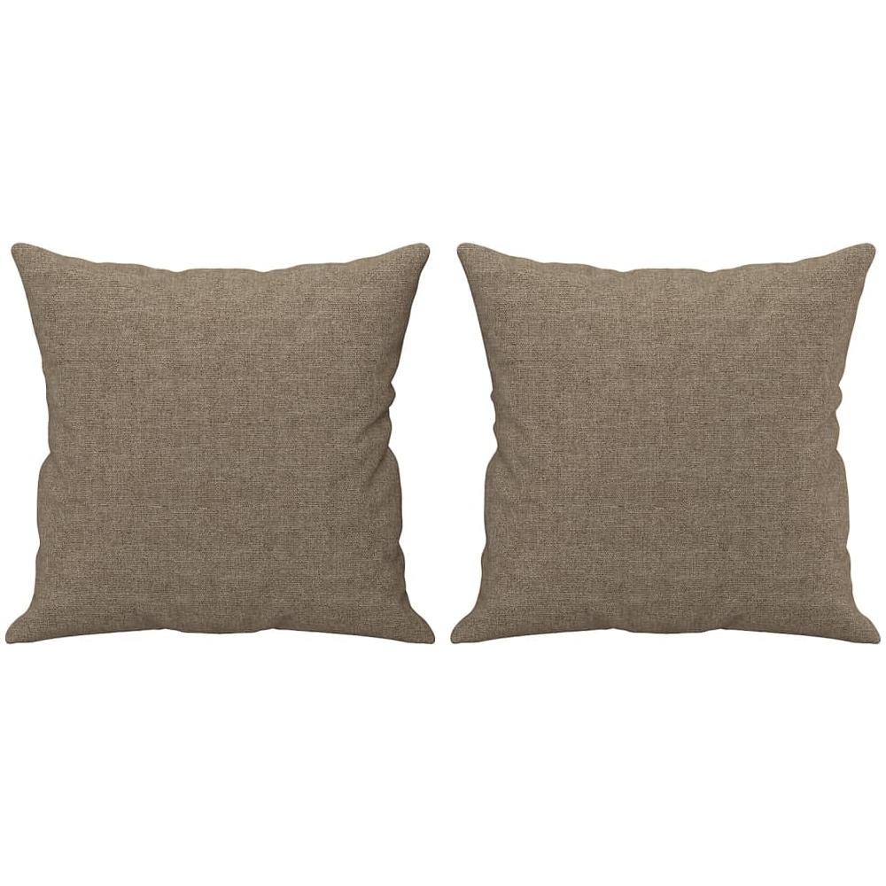 Cuscini Decorativi 2 Pz Tortora 40x40 Cm In Tessuto - Foto 2