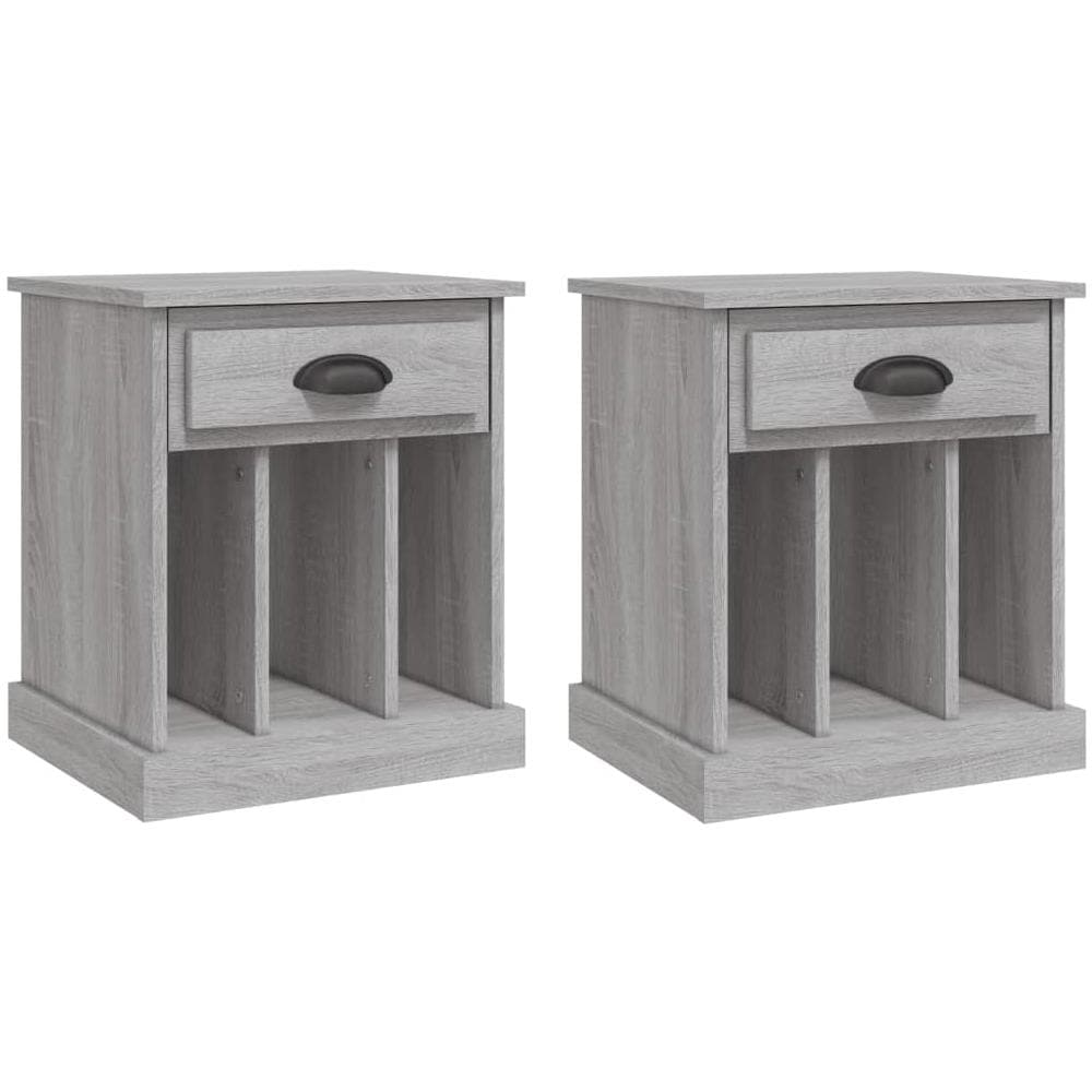 Comodini 2 Pz Grigio Sonoma 43x36x50 Cm - Foto 2