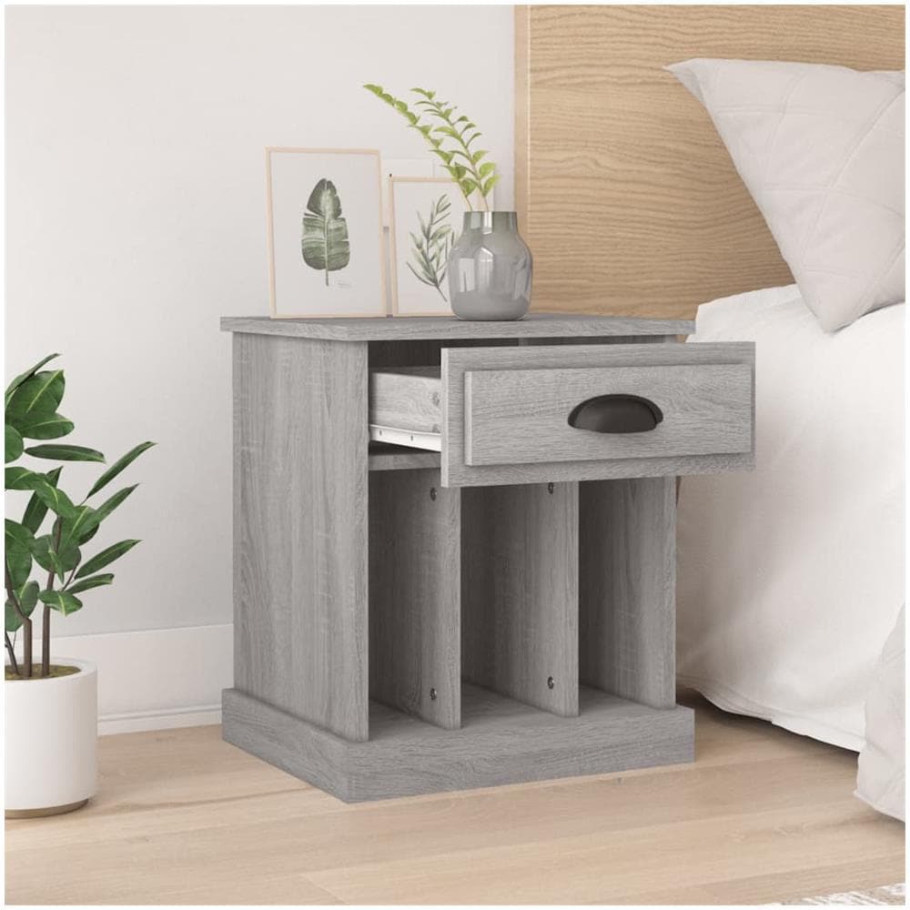 Comodini 2 Pz Grigio Sonoma 43x36x50 Cm - Foto 3