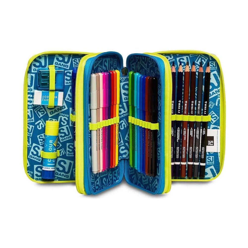 Astuccio 3 Zip Glitzled Boy - Foto 2