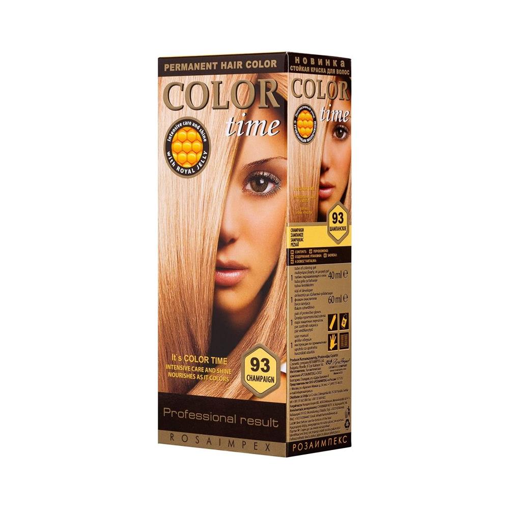 Tinta Per Capelli N° 93 Shampagne ""color Time"" Con Pappa Reale E Vitamina C - Foto 1