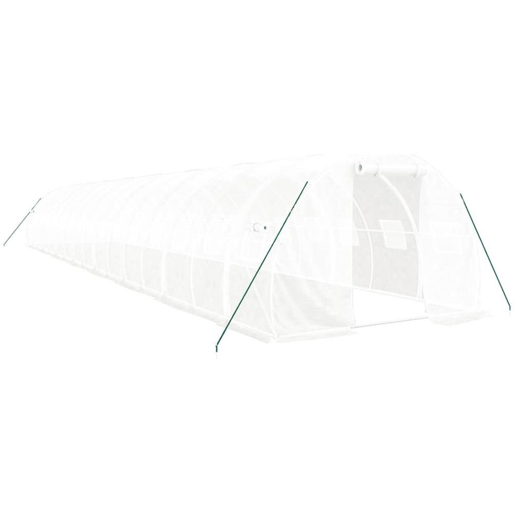 Serra Con Telaio In Acciaio Bianco 48 M 16x3x2 M - Foto 2