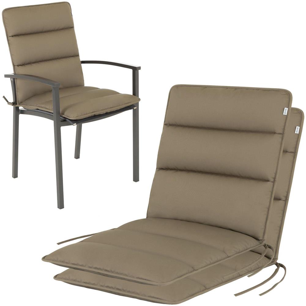 Cuscino per sedia bassa FLAIR - 100x48 cm - Blu marino - Set da 2 - Foto 1