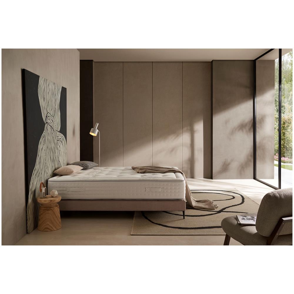 -Materasso a molle insacchettate Visco fatto a mano VIP Nature 160x190 - Foto 1