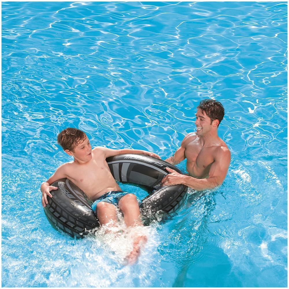 Salvagente Ruota Medio 91 cm Nero - Foto 2