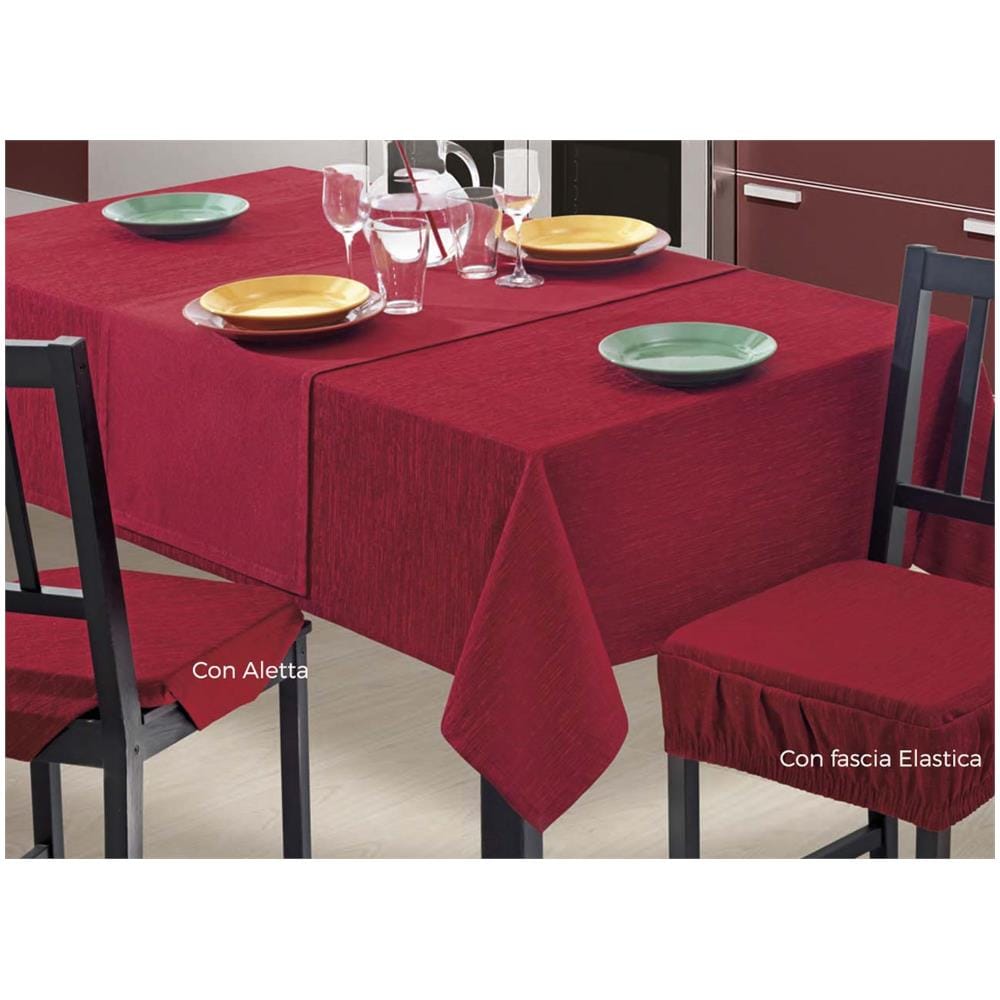 Copritavolo Salotto Cucina Jacquard Modello Charme Made In Italy 140x240 Giallo - Foto 2