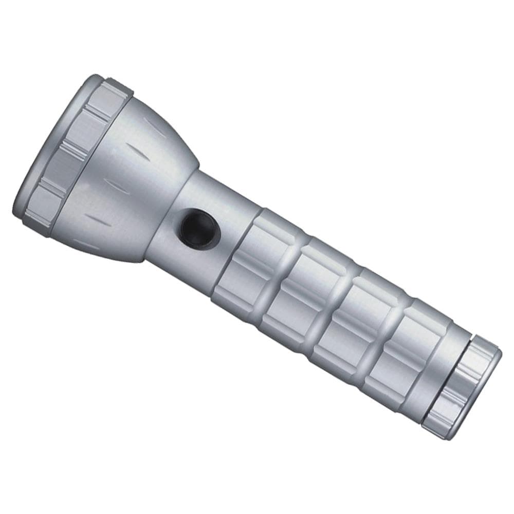 Torcia A 28 Leds Con Corpo In Alluminio, Impugnatura Antiscivolo, Pulsante On / off In Gomma, 28 Led Ultra Luminosi. 3 Batterie Ministilo (non Incluse).  - Foto 1