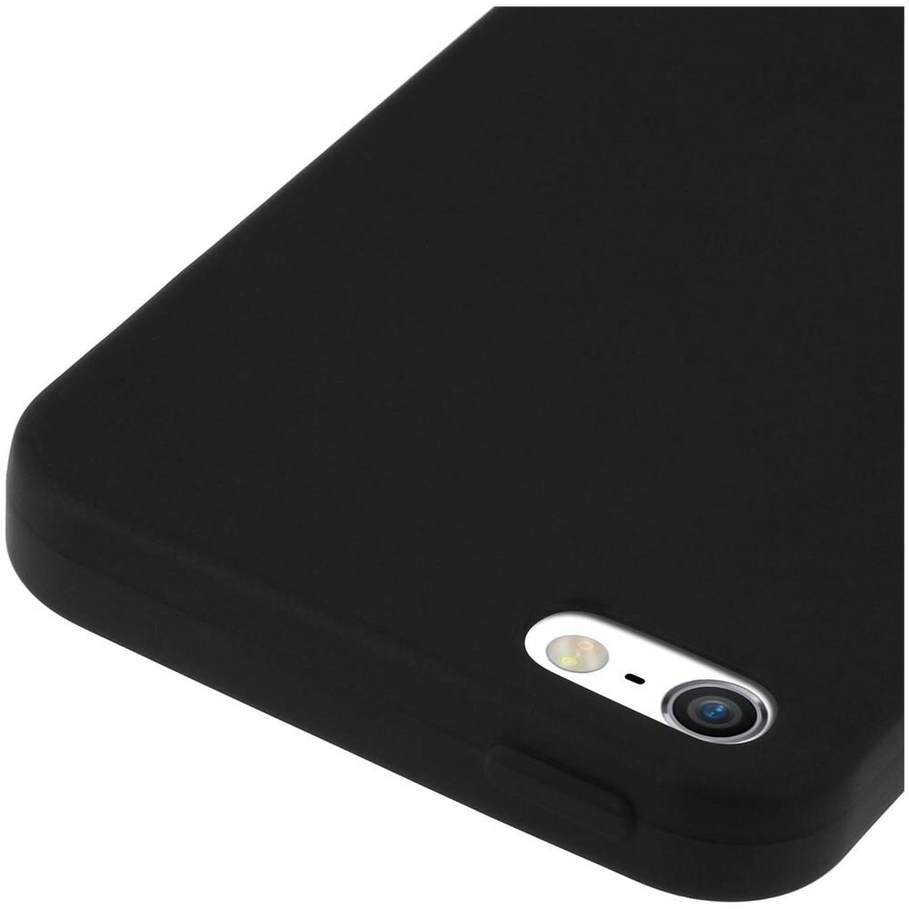 Cover Slim In Silicone Gel Nera Per Apple Iphone Se, 5 E 5s - Foto 10