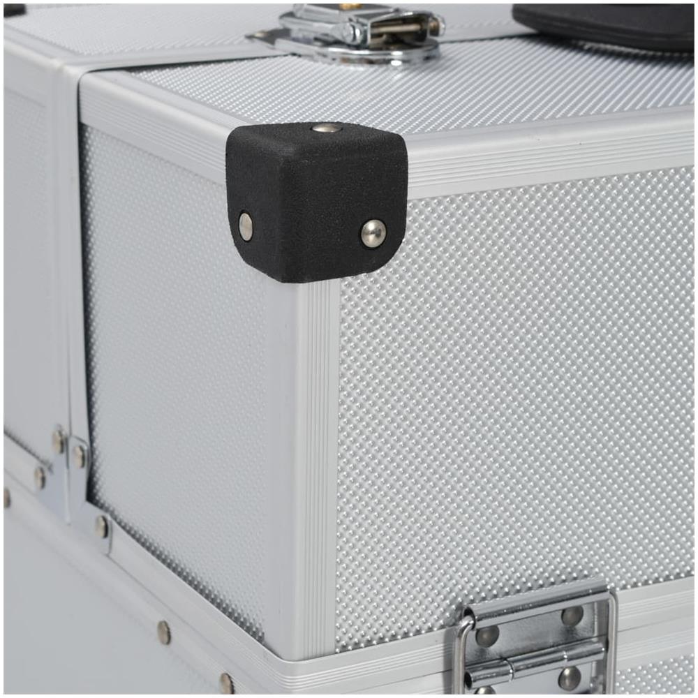 Valigetta Per Attrezzi 43,5x22,5x34 Cm Argento In Alluminio - Foto 2