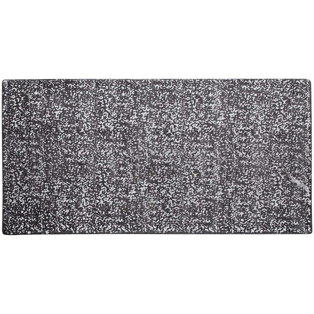 Tappeto A Pelo Corto Grigio Scuro / argento 80 X 150 Cm Esel - Foto 2