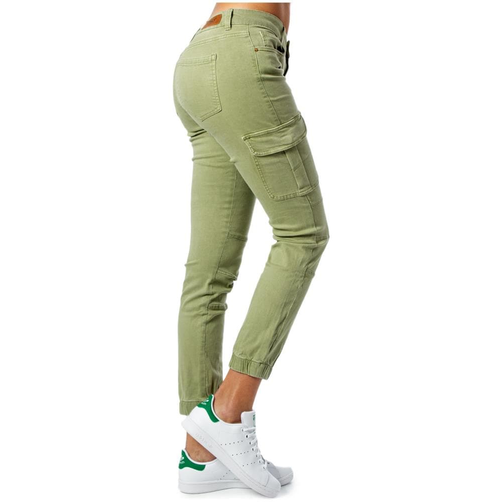 Marchio: Only - Genere: Donna - Tipologia: Pantaloni - Scolore: Verde, Taglia: 36 30 - Foto 2