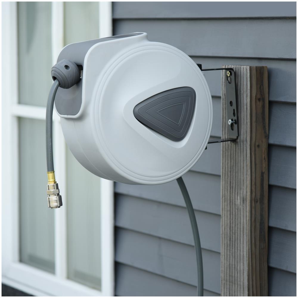 Avvolgitubo Automatico Da Parete Con Attacco Ø1/4'', 180°, 20 + 2m - Foto 2