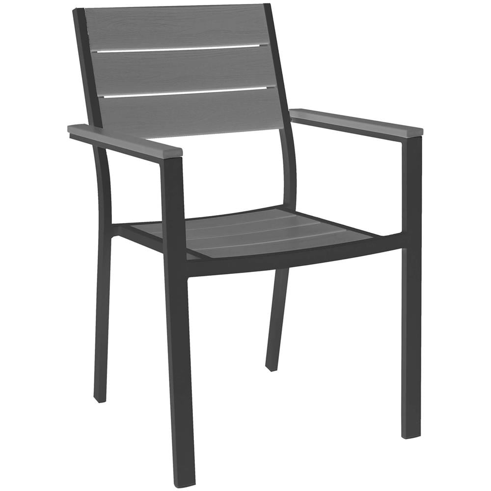 Poltrona Cervia Antracite, 58x89x58 Cm Nero - Foto 1