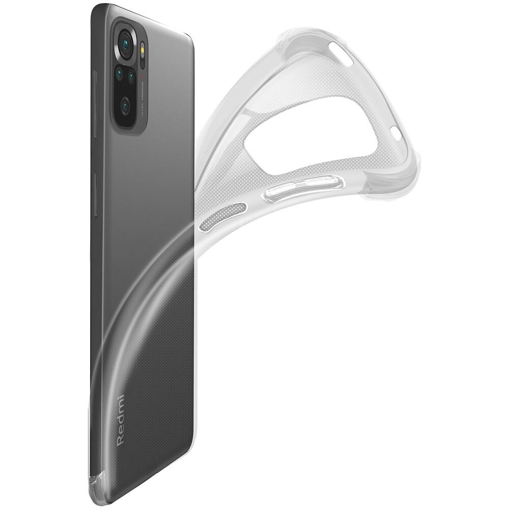 Cover Xiaomi Redmi Note 10 / 10s Morbida Angoli Rinforzati Trasparente - Foto 2