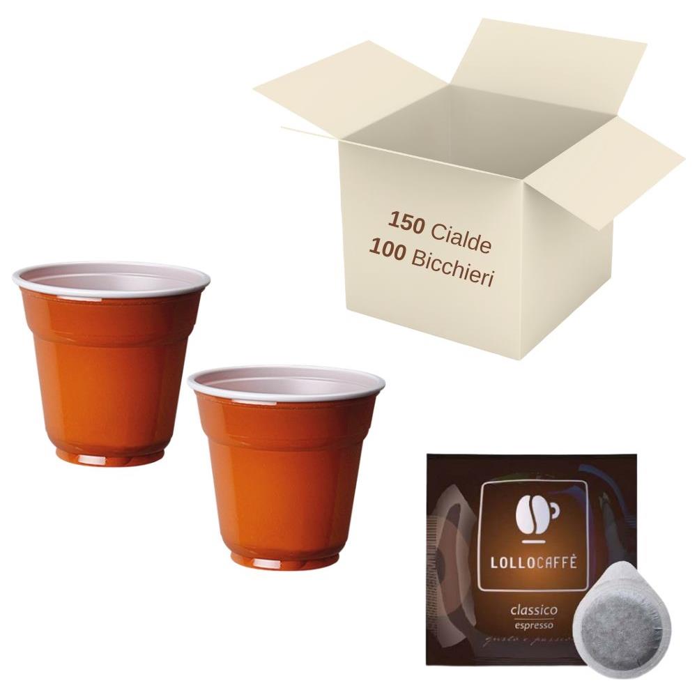 150 Cialde Lollo Caffe' Con 100 Bicchierini - Foto 1