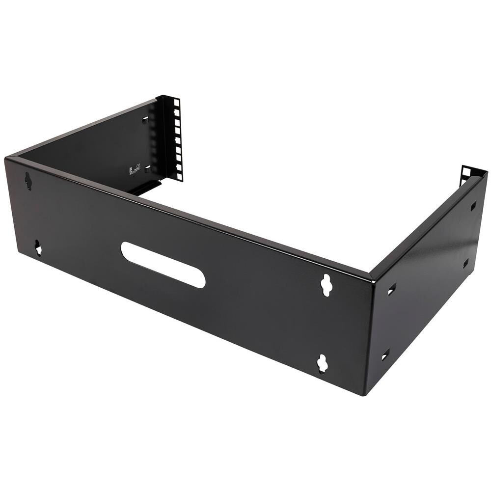 Staffa Da Parete 19 "", 3u, Max 25kg, Struttura In Acciaio, Nera - Foto 3