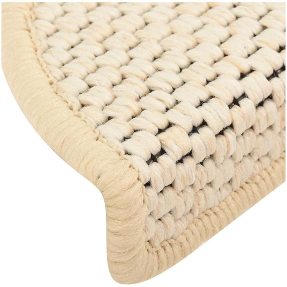 Tappeti Autoadesivi Scale Aspetto Sisal 15pz 56x17x3 cm Berbero - Foto 7