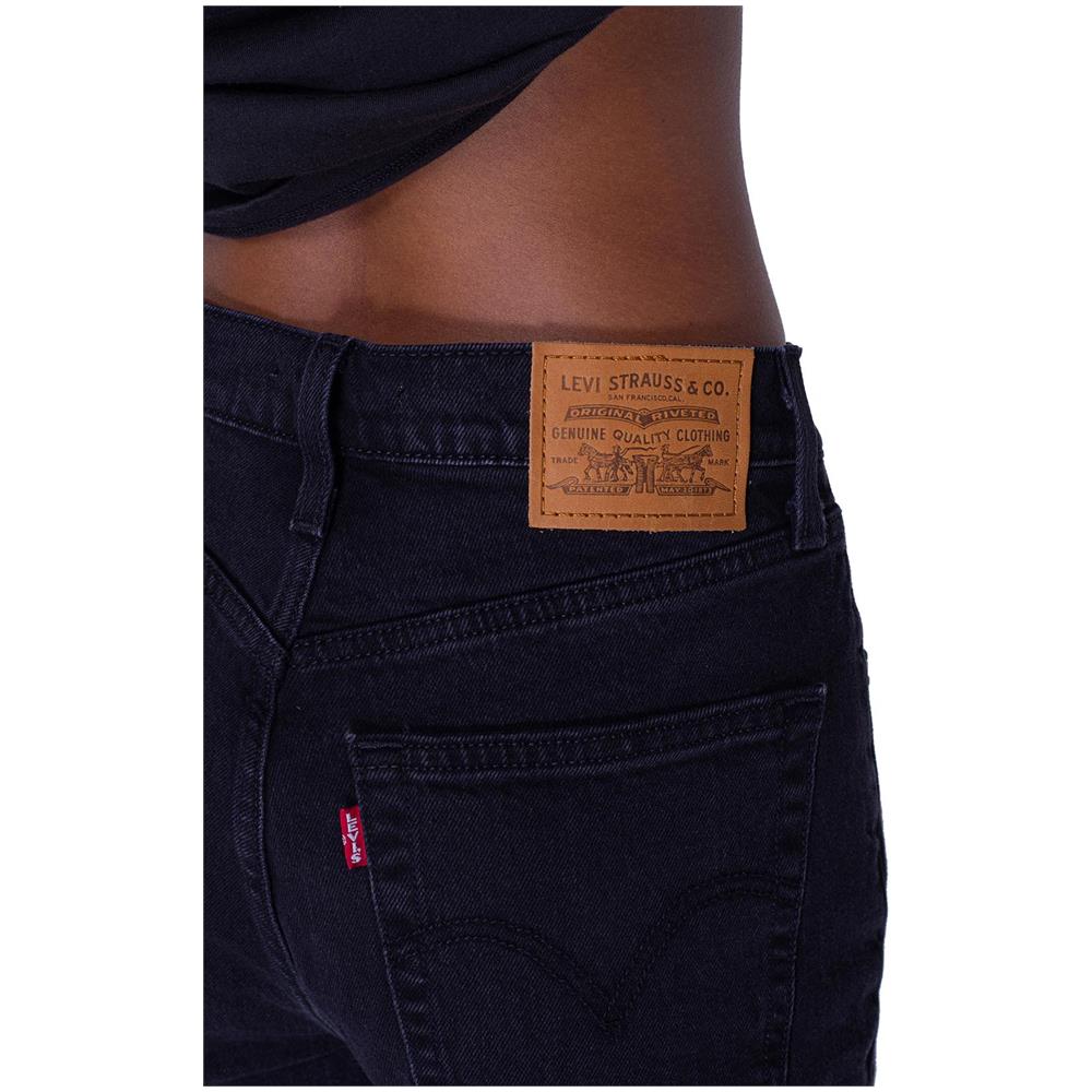 Shorts Donna In Denim Stretch Con Orlo Sfrangiato - Foto 5