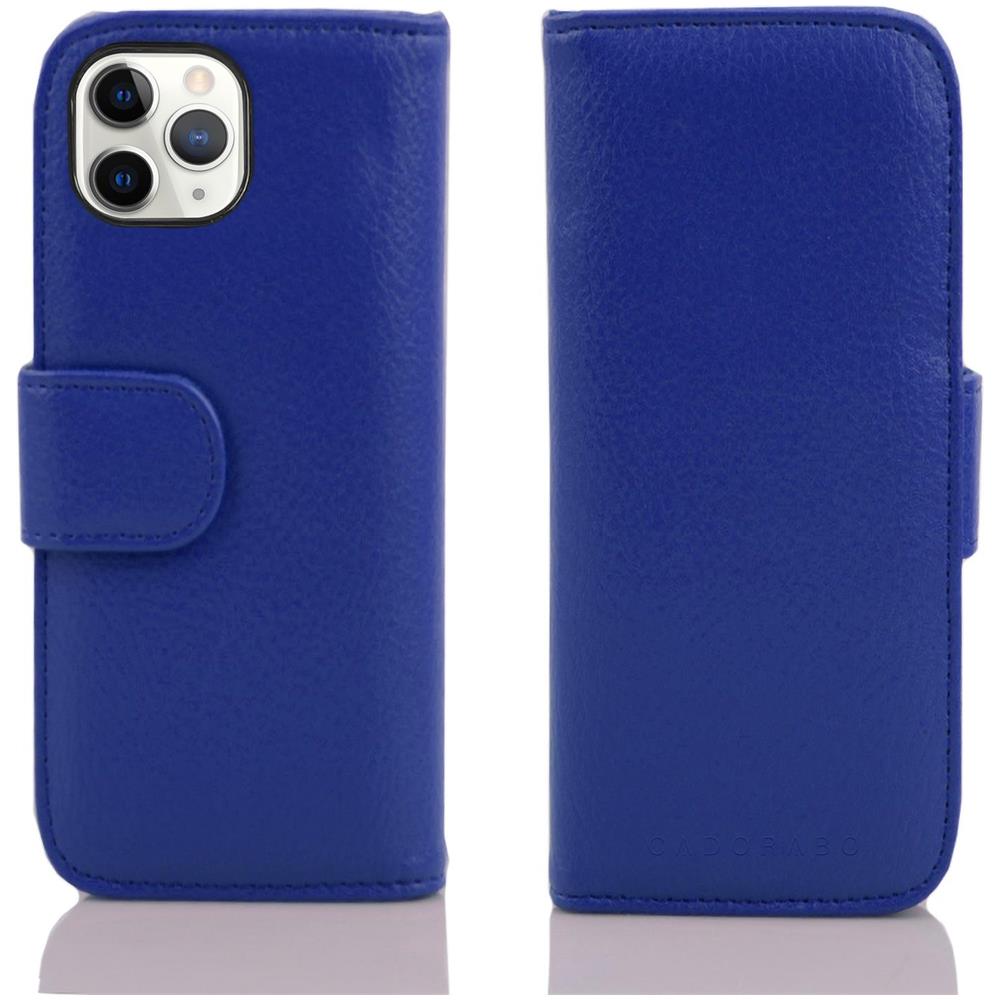 Custodia Compatibile Con Apple Iphone 13 Pro Max In Blu Marina - Coperchio Protettivo Con Chiusura Magnetica E 3 Slot Per Carte - Foto 8