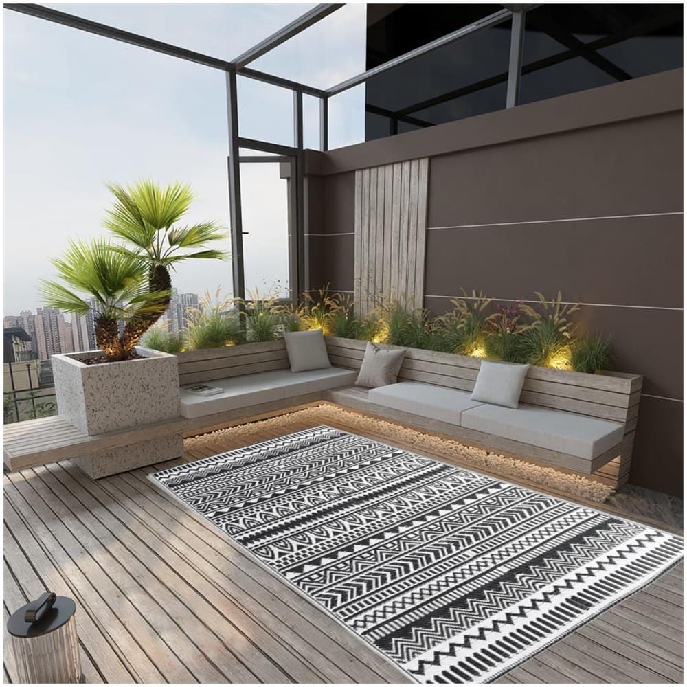 Tappeto Da Esterni Nero 160x230 Cm In Pp - Foto 1