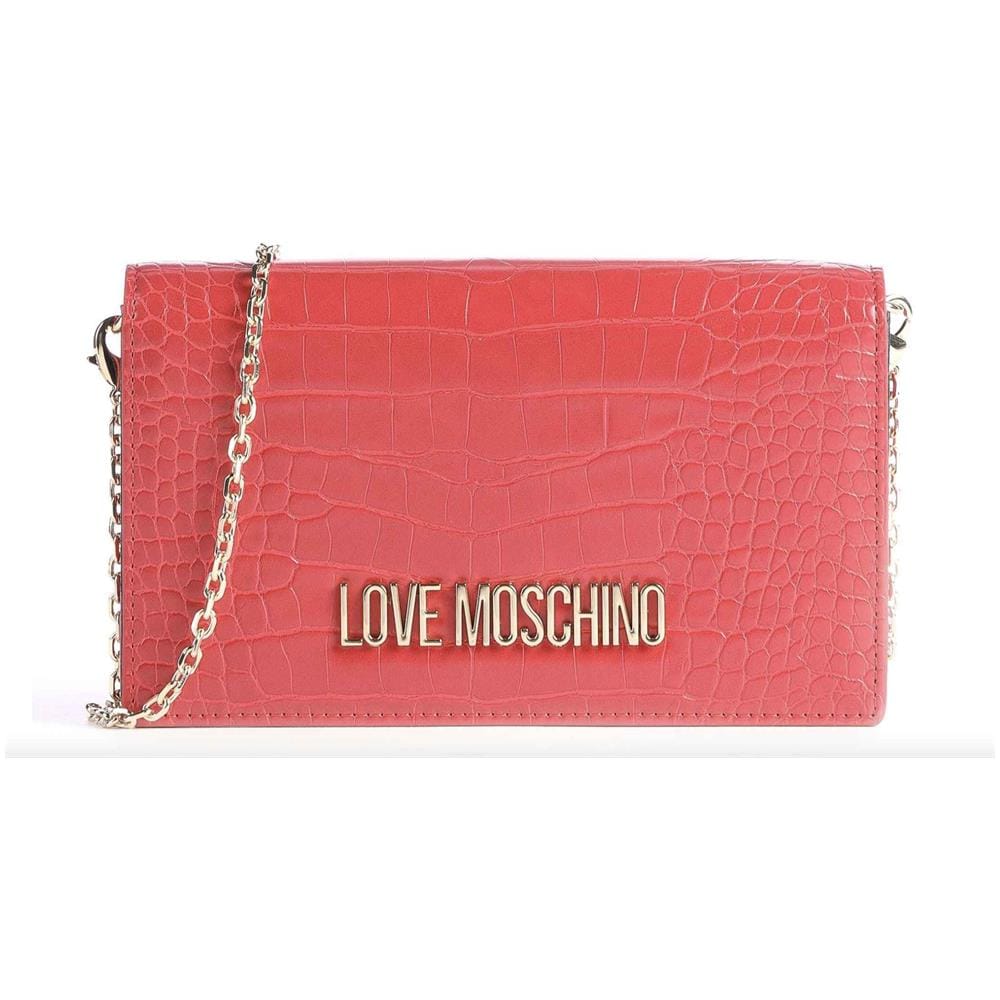 Borsa Donna Love Moschino A Mano / Tracolla In Ecopelle Stampa Cocco Rosso B23mo52 Jc4098 Piccola - Foto 1