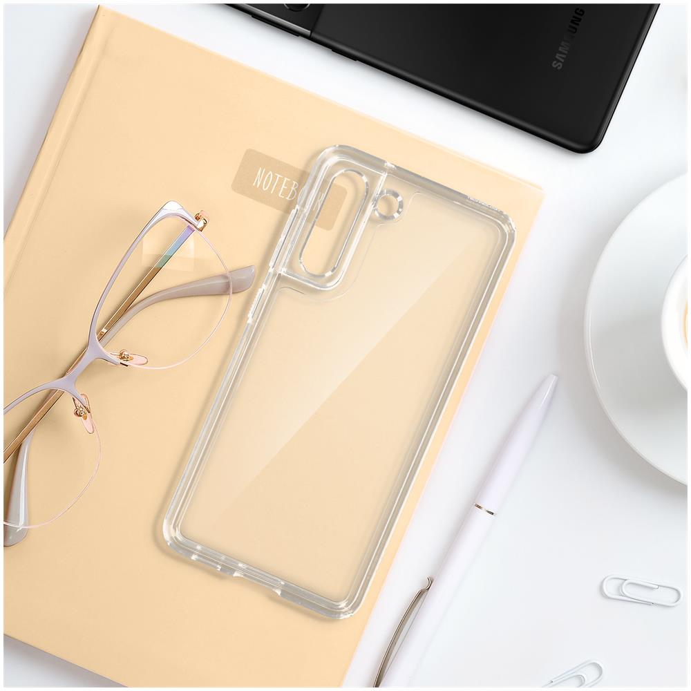 Cover Galaxy S22 Plus Rigida Anti-shock Spigen Ultra Hybrid Trasparente - Foto 5