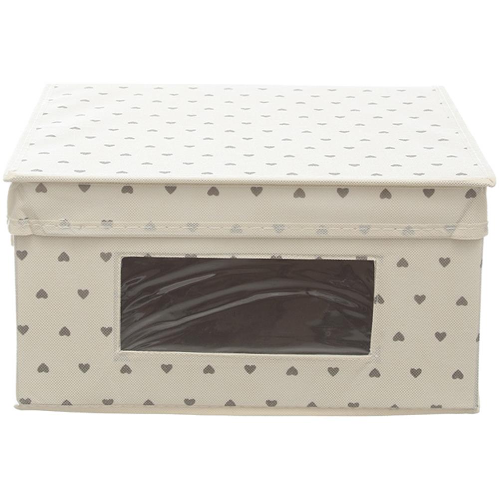 Scatola Armadio King Box Panna In Tnt, Da 36x36x19 Cm Bianco - Foto 1